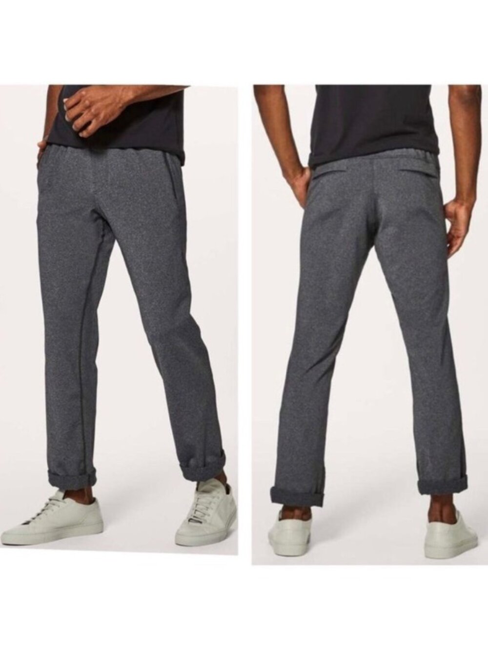 Lululemon Discipline Pants Heathered Black Gray Size XL